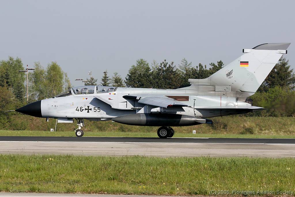 05 ETSL060511 Tornado ECR 46+55 DK 01 German Air Force Tornado ECR 46+55 of JBG-32 - Lechfeld AB, 11 May 2006 (C) Didier Kories